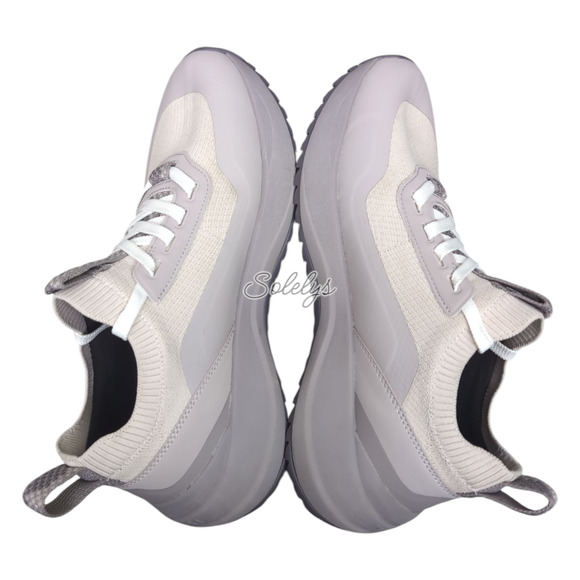 Vessi Stormburst Mens 7 Quartzite Gray Low Top Waterproof DymaTex Knit Sneaker - Picture 11 of 12